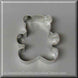 3 inch Teddy Bear Metal Cookie Cutter
