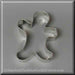 3.5 inch Folk Gingerbread Boy Metal Cookie Cutter