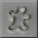 3.5 inch Folk Gingerbread Boy Metal Cookie Cutter