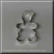 3 inch Gingerbread Girl Metal Cookie Cutter