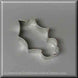 3 inch Holly Leaf Metal Cookie Cutter