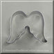 4.25 inch Angel or Cupid Wings Metal Cookie Cutter