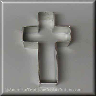 4 inch Cross Metal Cookie Cutter