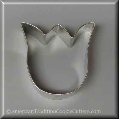 3 inch Tulip Flower Metal Cookie Cutter