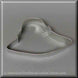 4.5 inch Easter Bonnet or Beach Hat Metal Cookie Cutter