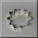 3 inch Sunflower Metal Cookie Cutter