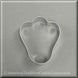 3.5 inch Bunny Rabbit Foot Metal Cookie Cutter