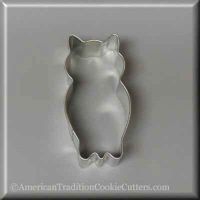 3.25 inch Owl Metal Cookie Cutter