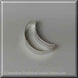2.25 inch Mini Crescent Moon Metal Cookie Cutter