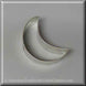 3 inch Crescent Moon Metal Cookie Cutter