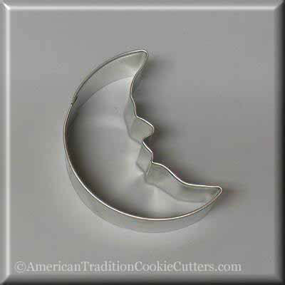 3 inch Man in the Moon Metal Cookie Cutter