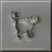 3 inch Witch's Cat Metal Cookie Cutter