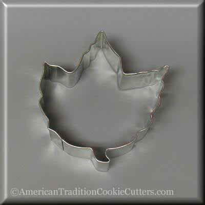 3.25 inch Elm Leaf Metal Cookie Cutter