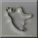 3.5 inch Ghost Metal Cookie Cutter