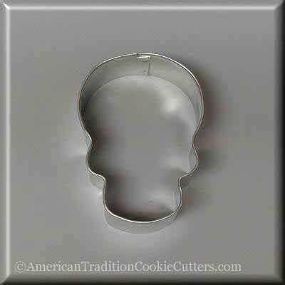 3 inch Skull Metal Cookie Cutter