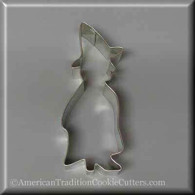 5 inch Standing Witch Metal Cookie Cutter