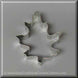 3.5 inch Oak Leaf Metal Cookie Cutter