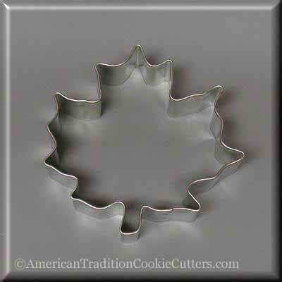 3.5 inch Maple Leaf Metal Cookie Cutter