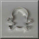 3.25 inch Skull and Crossbones Metal Cookie Cutter