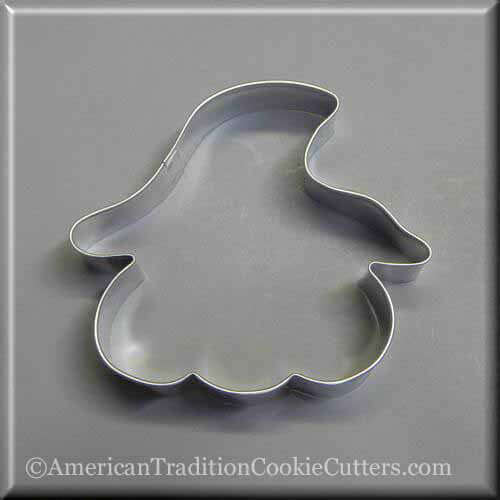 4 inch Pumpkin in Hat Metal Cookie Cutter