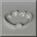 3.5 inch Double Heart Metal Cookie Cutter