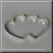 5 inch Double Heart Metal Cookie Cutter