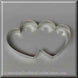 5 inch Double Heart Metal Cookie Cutter