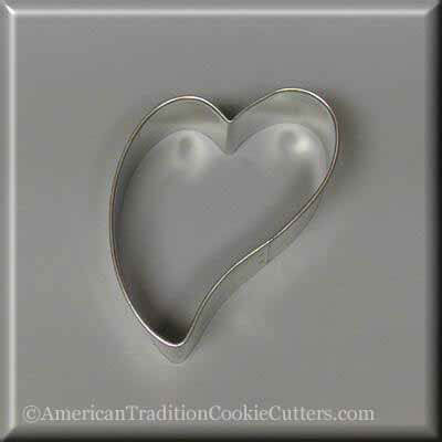 3 inch Folk Heart Metal Cookie Cutter