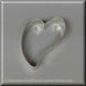 3 inch Folk Heart Metal Cookie Cutter