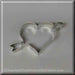 4.75 inch Heart with Arrow Metal Cookie Cutter
