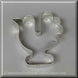 3.5 inch Turkey or Rooster Metal Cookie Cutter
