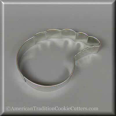 3 inch Cornucopia Metal Cookie Cutter