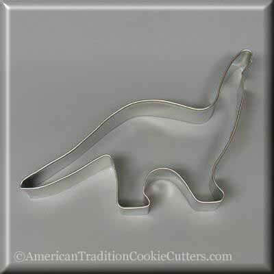 6 inch Brontosaurus Metal Cookie Cutter