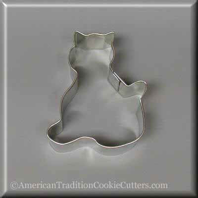 3 inch Kitten Metal Cookie Cutter