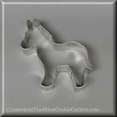 3.75 inch Donkey Metal Cookie Cutter