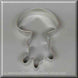 4 inch Jellyfish Metal Cookie Cutter