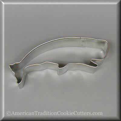 4 inch Jumping Whale Metal Cookie Cutter