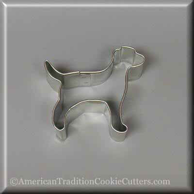 2.25 inch Mini Labrador Retriever Metal Cookie Cutter