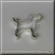 2.25 inch Mini Labrador Retriever Metal Cookie Cutter