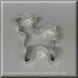 3.25 inch Standing Lamb Metal Cookie Cutter