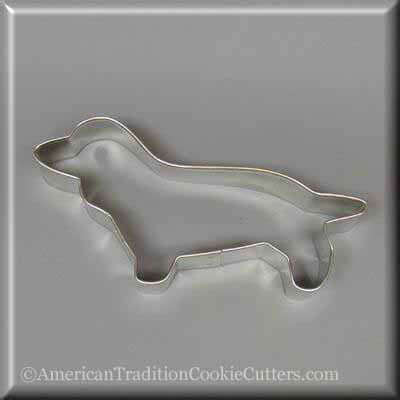 5 inch Primitive Dachshund Metal Cookie Cutter