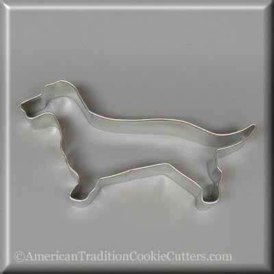 5.5 inch Dachshund Metal Cookie Cutter