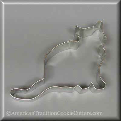 5 inch Cat Metal Cookie Cutter