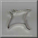 4.5 inch Manta Ray Metal Cookie Cutter