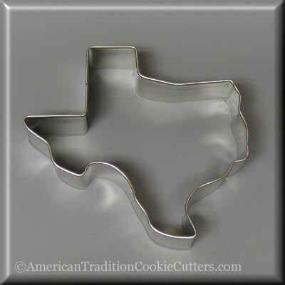 3.5 inch Texas Metal Cookie Cutter