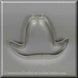 4 inch Cowboy Hat Metal Cookie Cutter