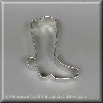 3 inch Cowboy Boot Metal Cookie Cutter
