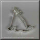 3 inch Coyote Metal Cookie Cutter