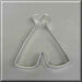 4 inch Teepee Metal Cookie Cutter