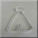 4 inch Teepee Metal Cookie Cutter